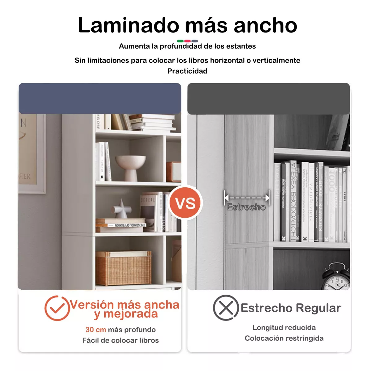 Librero - Estante- Diseño Minimalista With 3 Drawers 2 Door