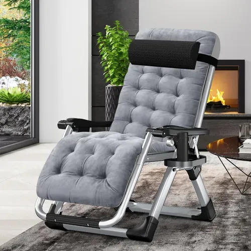 Silla Zero Gravity, Reclinable Acolchada Para Exterior