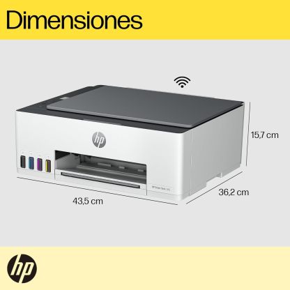 HP Impresora Multifuncional Smart Tank 585, Tinta Continua, Color, Wi-Fi, Dúplex (Doble Cara) Manual, Impresión Desde Smart App, hasta 2 años de Garantía* (1F3Y4A)