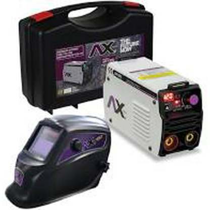Axt-120tc Soldador Inversor 120a 110v Axtech + Careta Elect Ax Tech Electrodo Y Tig Lift 120A, 110V Con Maletin Plastico mas Careta Electronica