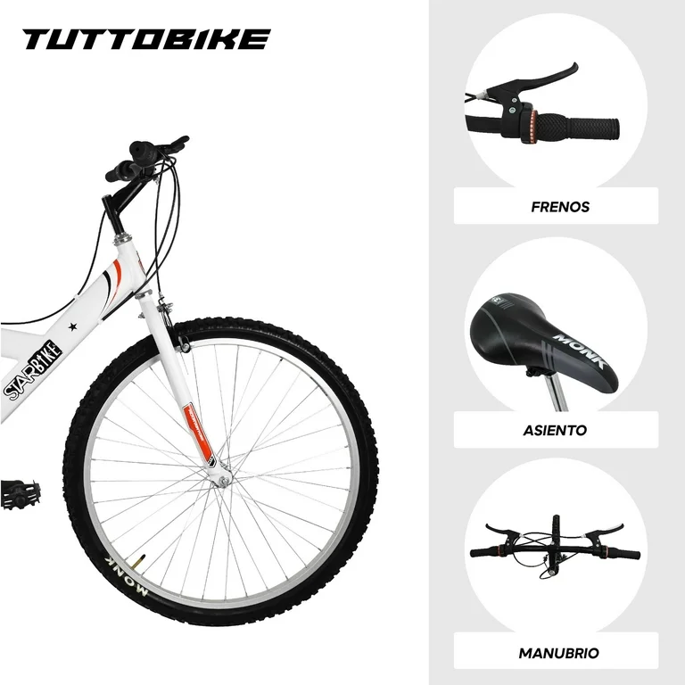 Bicicleta Montaña Rodada 26 18 Velocidades Starbike Monk Starbike MTB