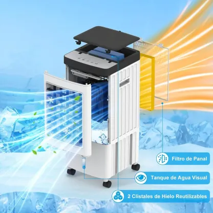 Ventilador Enfriador Aire Acondicionado Humidificador Ligero
