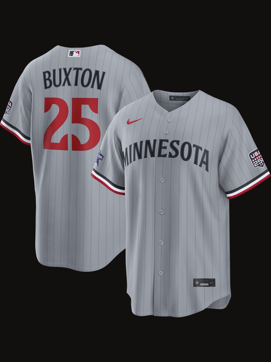 2026 All-Star Game Minnesota Twins Byron Buxton Gray Replica Jersey