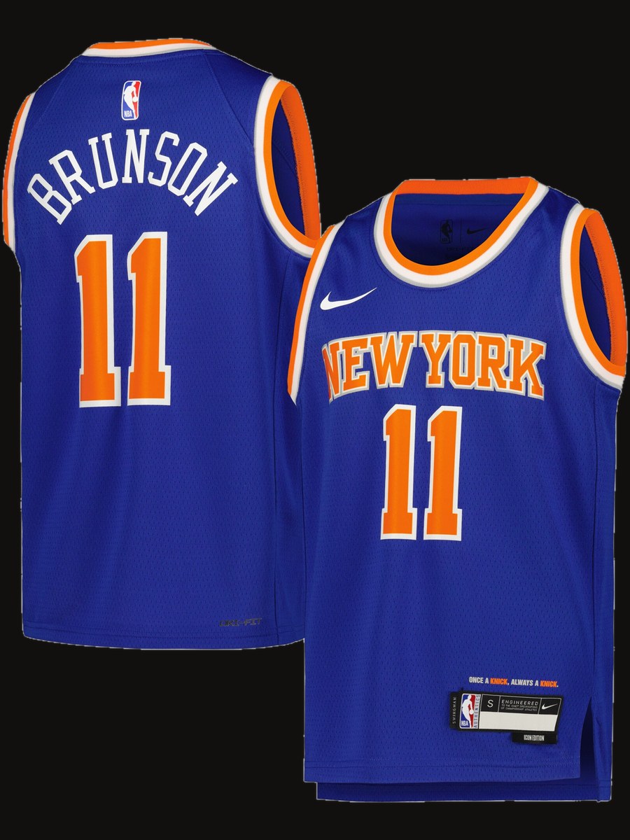 Jalen Brunson New York Knicks Youth Swingman Jersey - Icon Edition