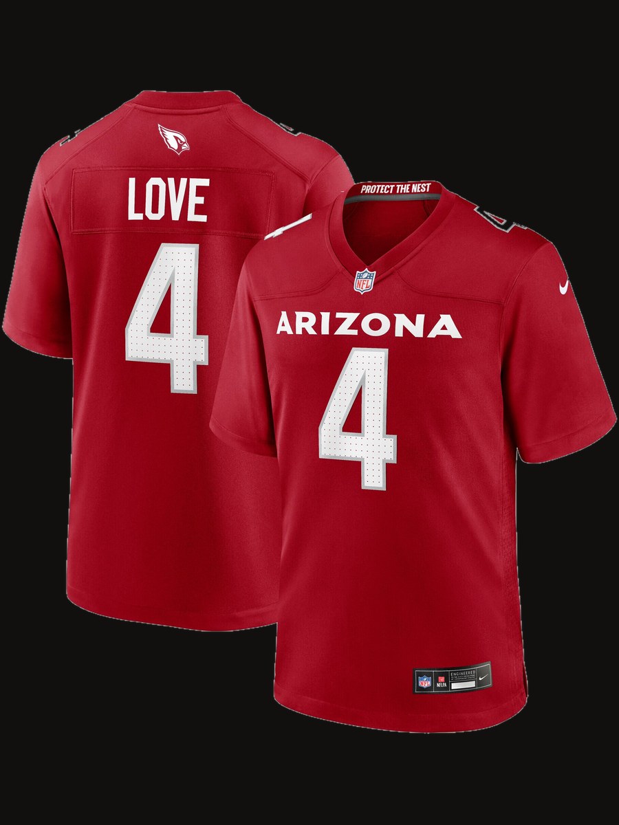 Jeremiyah Love Arizona Cardinals Youth Team Game Jersey