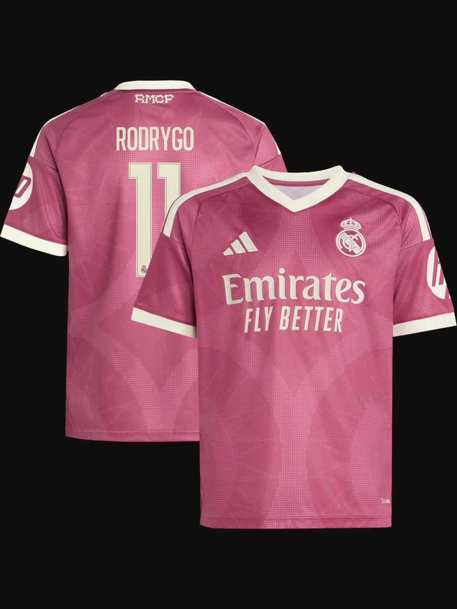 Rodrygo Real Madrid adidas Youth 2026/27 Third Replica Jersey