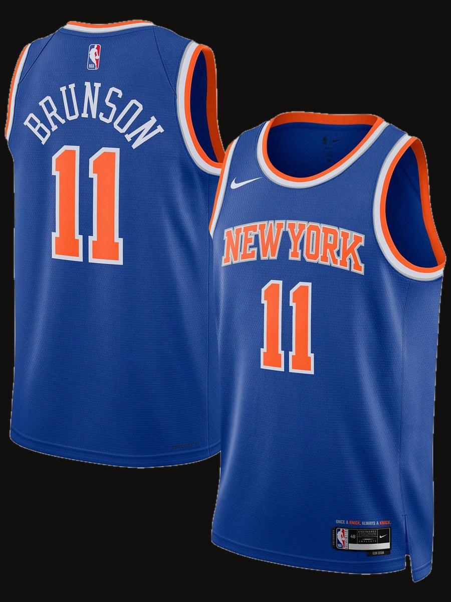 Jalen Brunson New York Knicks Unisex Swingman Jersey - Icon Edition