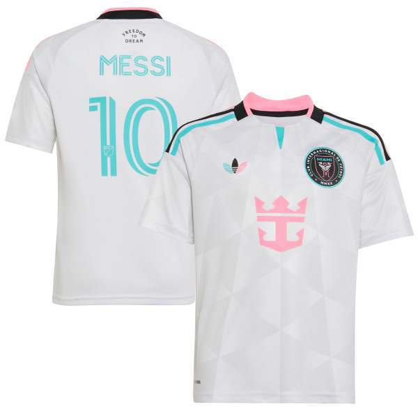 Lionel Messi Inter Miami CF Youth 2026 Third Replica Jersey - White