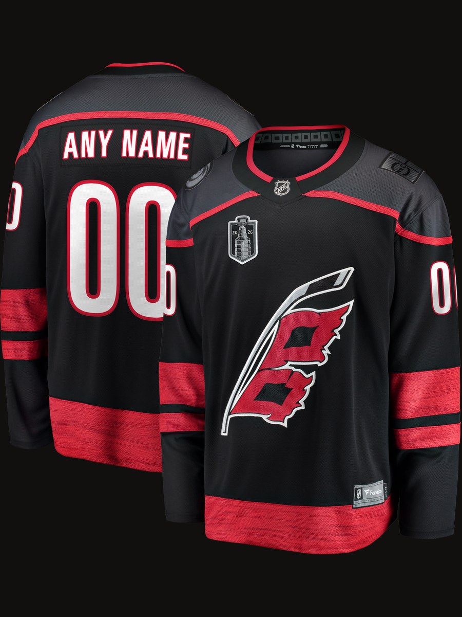 Carolina Hurricanes Fanatics 2026 Stanley Cup Final Home Breakaway Custom Jersey