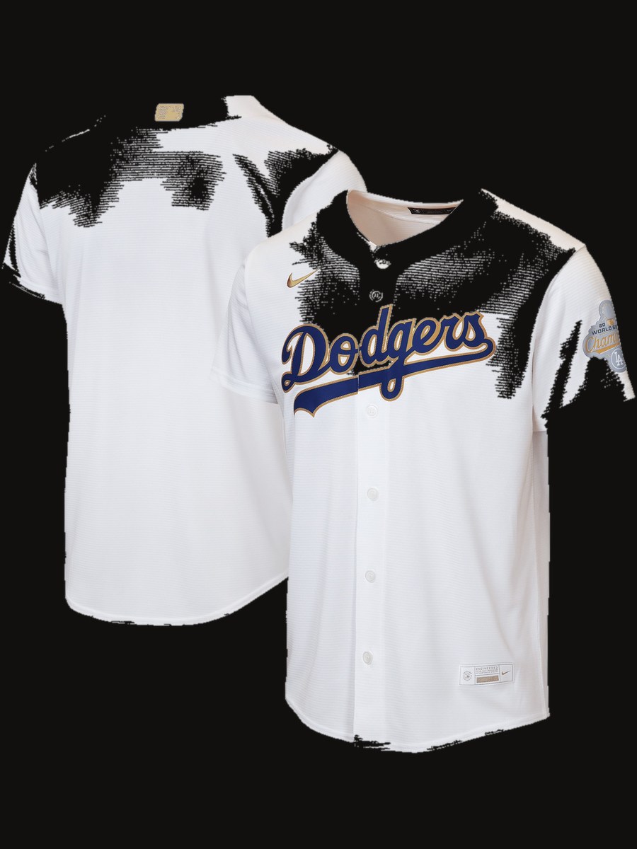 Los Angeles Dodgers Youth 2026 Gold Collection Home Replica Jersey