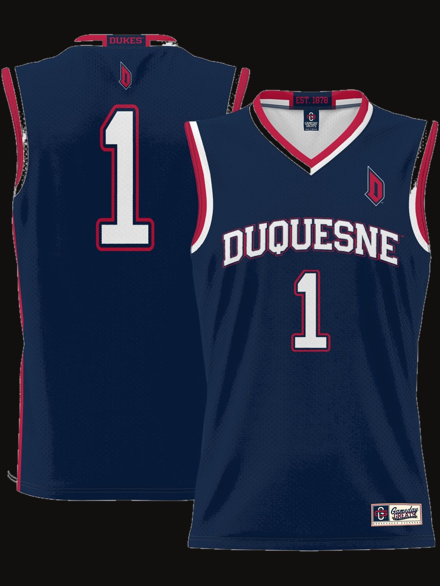 #1 Duquesne Dukes GameDay Greats Youth Lightweight Basketball Jersey