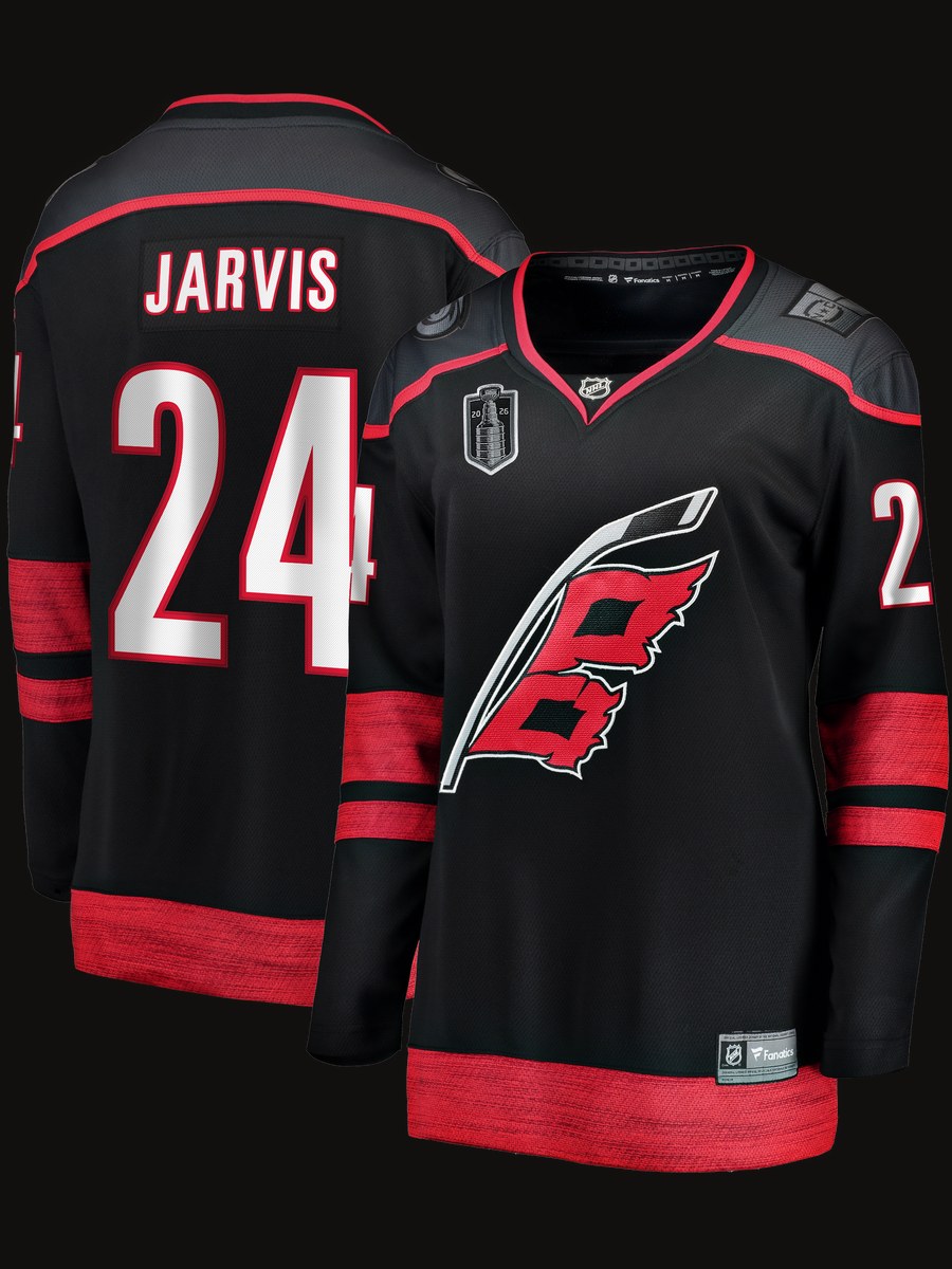 Seth Jarvis Carolina Hurricanes Fanatics Women's 2026 Stanley Cup Final Home Breakaway Jersey