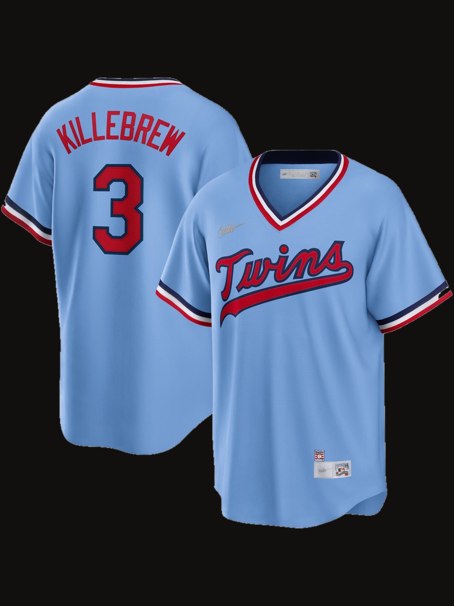 Harmon Killebrew Minnesota Twins Road Cooperstown Collection Player Jersey