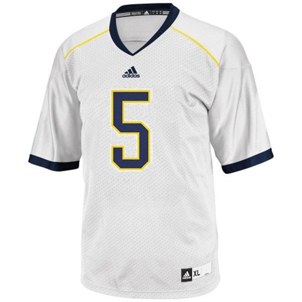 Youth(Kids) Michigan Wolverines #5 John Wangler White Jersey