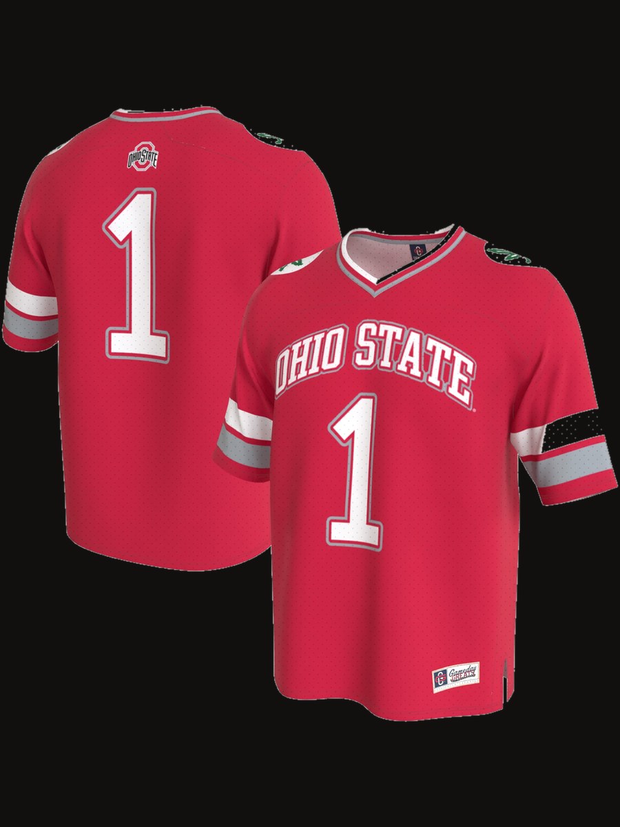 Ohio State Buckeyes GameDay Greats Youth Lightweight Collegiate Football Fashion Jersey