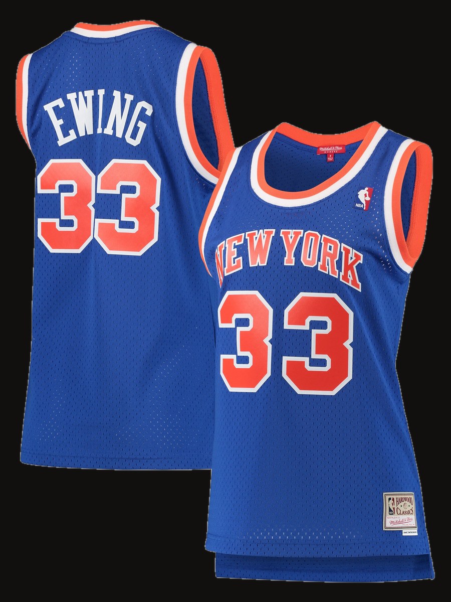 Patrick Ewing New York Knicks Mitchell & Ness Women's 1991/92 Hardwood Classics Swingman Jersey