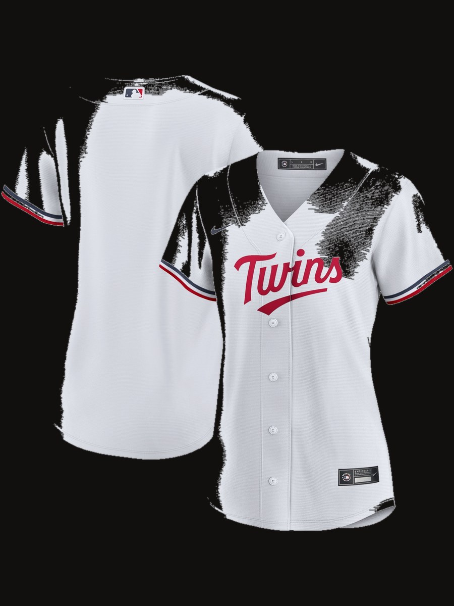 Minnesota Twins Women's Home Replica Team Logo Jersey