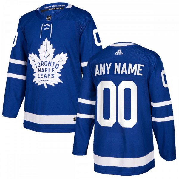 Toronto Maple Leafs Custom Jersey - Blue