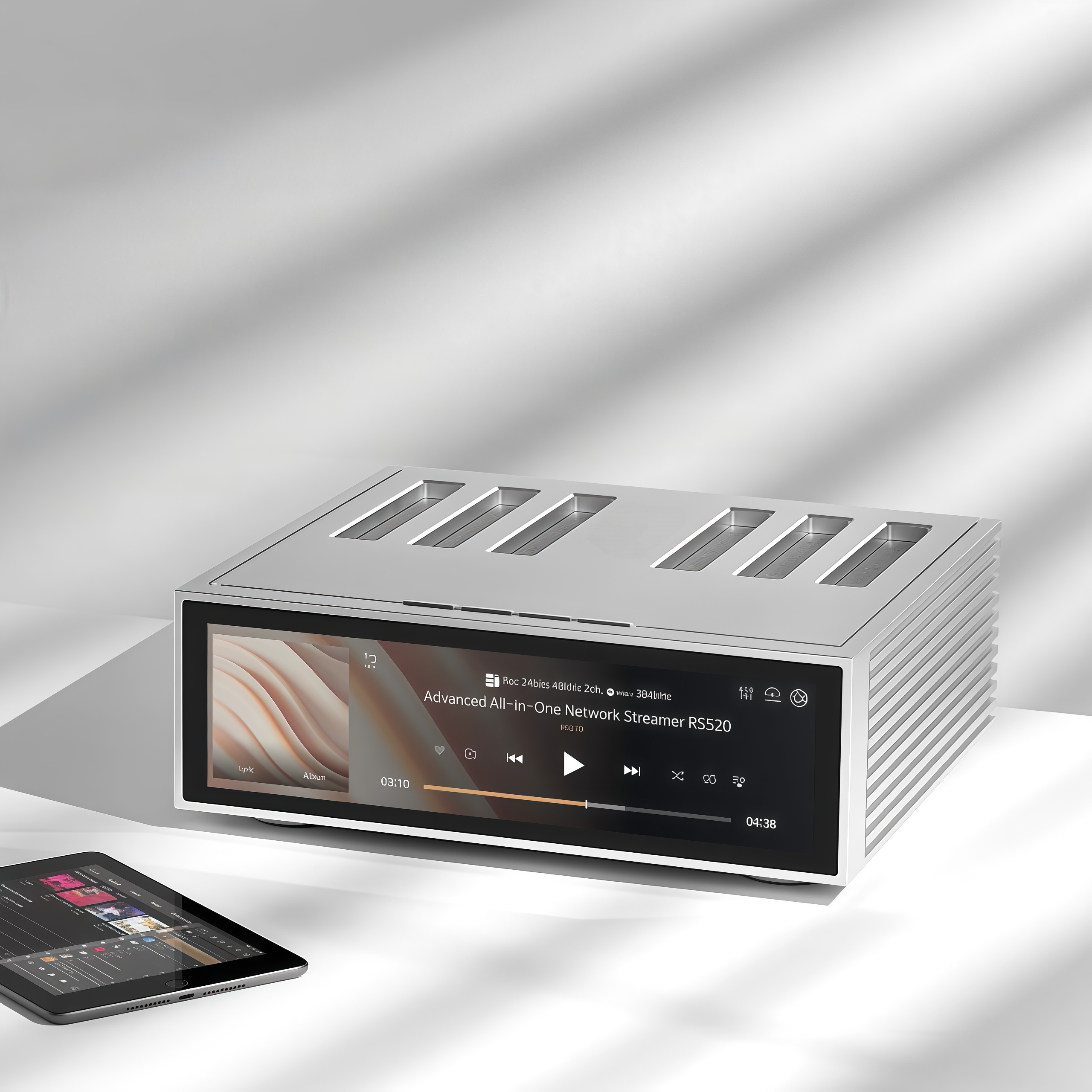 Premium All-in-One Hi-Fi System：4K Streaming Amp & Audiophile Bookshelf Speakers