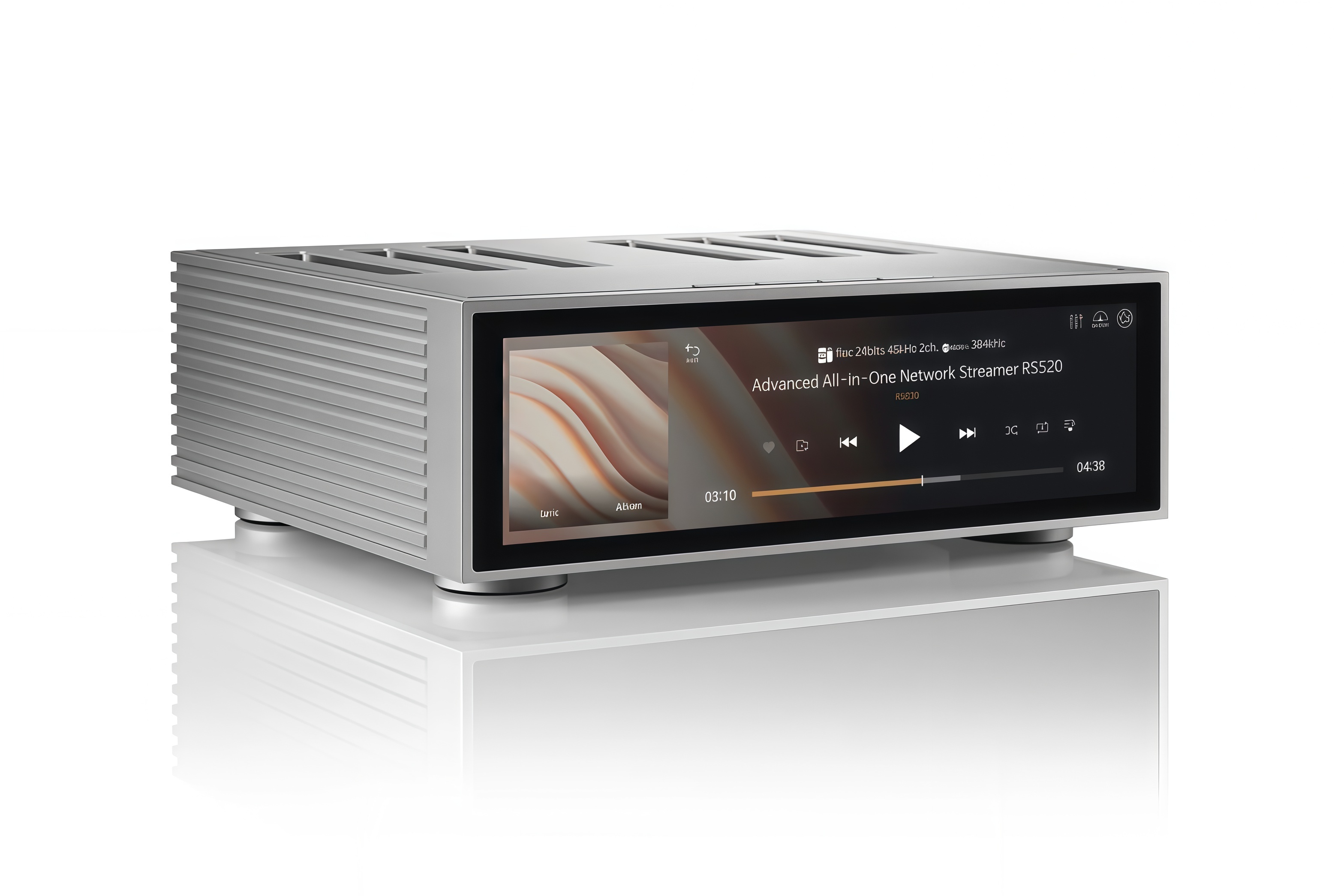 Premium All-in-One Hi-Fi System：4K Streaming Amp & Audiophile Bookshelf Speakers