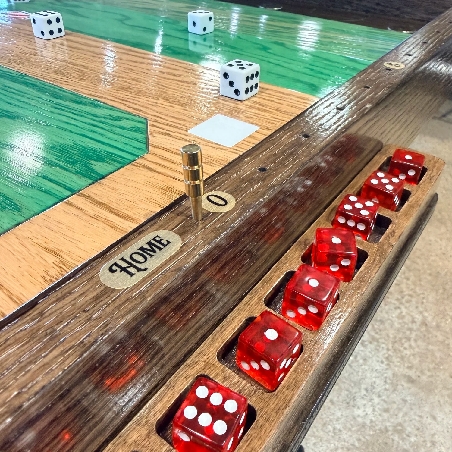 Bottom of the ninth inning：Tabletop Baseball & Shuffleboard Party Game: Fast-Paced Dice Flicking Game for 2-16 Players
