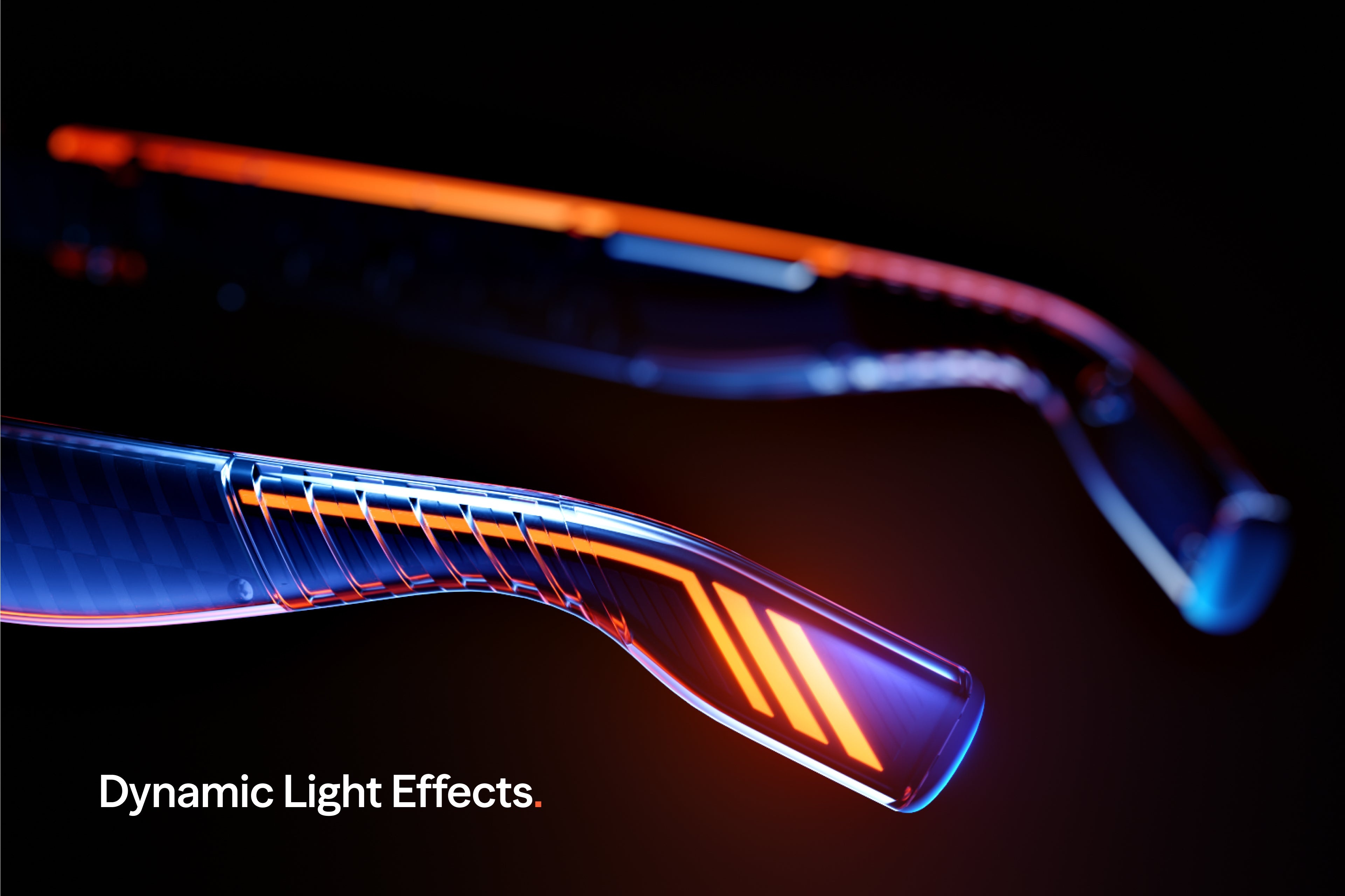 Smart XR Glasses with Dynamic RGB Lighting & 1000-Nit Micro-OLED Display