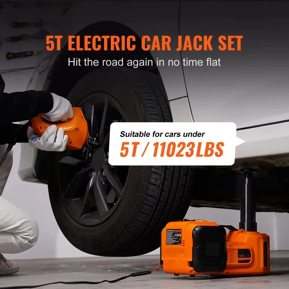 5T Electric Car Jack Set