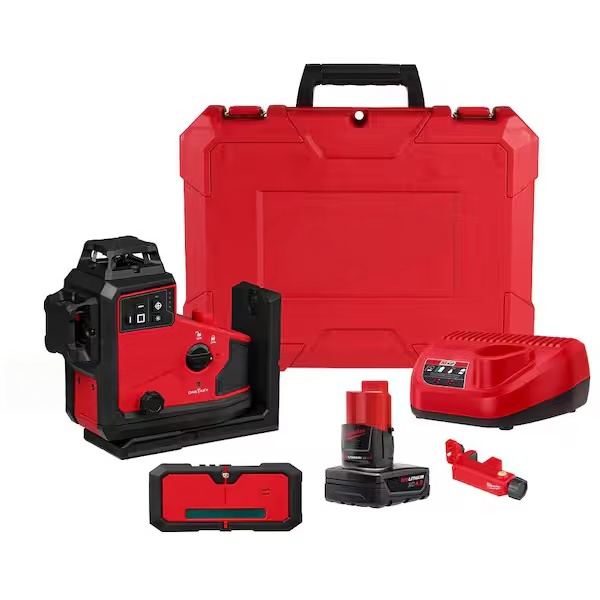 360° 3-Plane Laser w/Automatic Alignment & Receiver