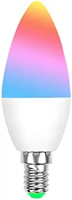 Color-changing LED bulb with remote