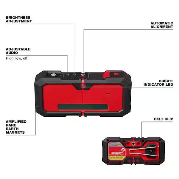360° 3-Plane Laser w/Automatic Alignment & Receiver