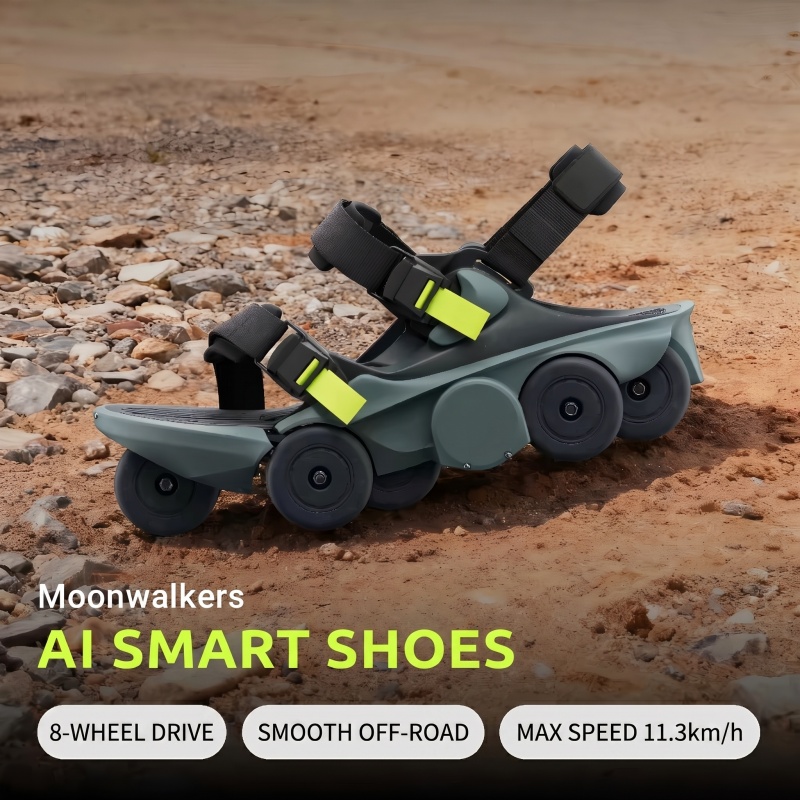 All-Terrain Smart Motorized Exoskeleton Roller Skates with AI Gait Control