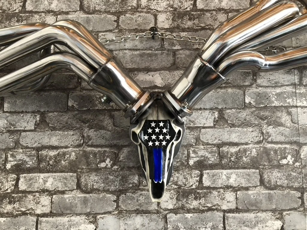 Hardcore Skull Exhaust Art 1
