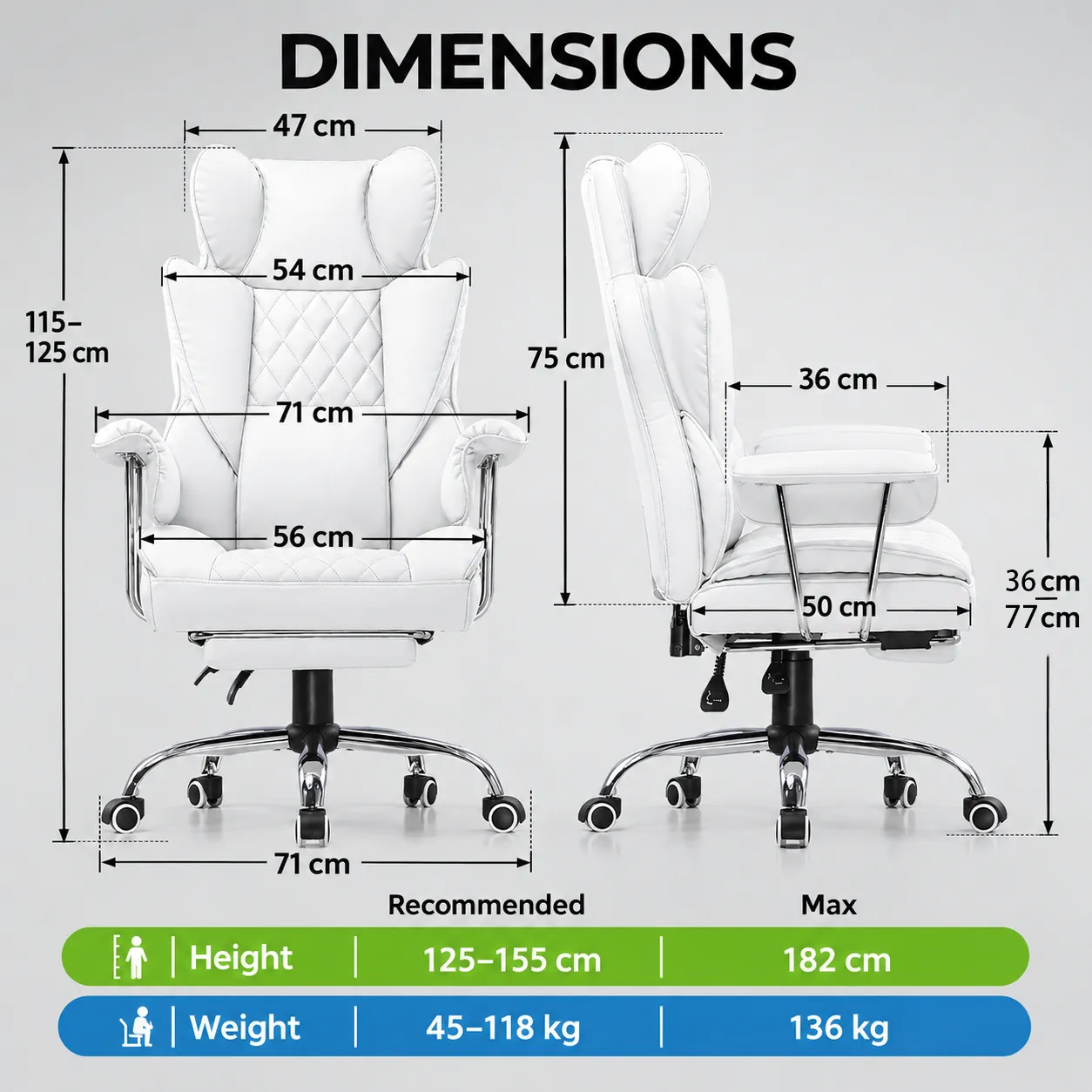 Roomy & Comfortable