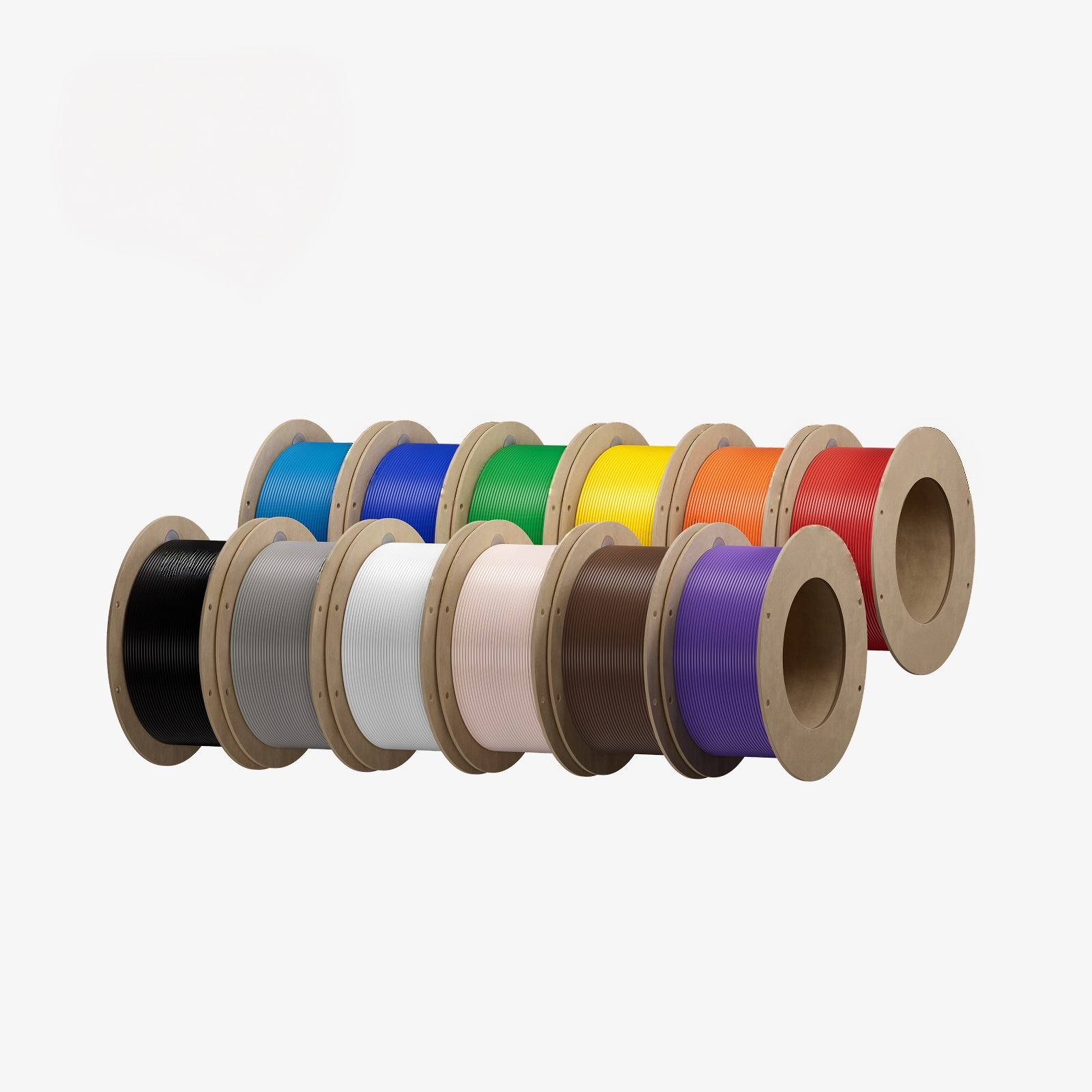 PLA Filament Color Sample Kit – 12 Colors Basic PLA 3D Printing Filament Trial Pack