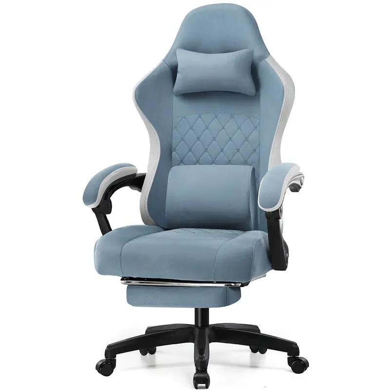 Next-Gen Ergonomic Gaming Chair – Cloud Comfort Seat, Adjustable Footrest & Heavy-Duty Support
