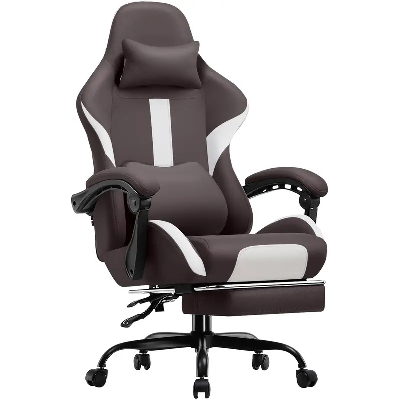 Next-Gen Ergonomic Gaming Chair – Cloud Comfort Seat, Adjustable Footrest & Heavy-Duty Support