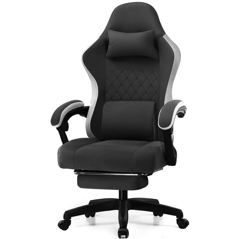 Next-Gen Ergonomic Gaming Chair – Cloud Comfort Seat, Adjustable Footrest & Heavy-Duty Support
