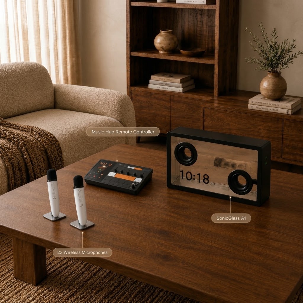 A2 Transparent Audio: Immersive Hi-Fi Sound & Dynamic Lyric Display