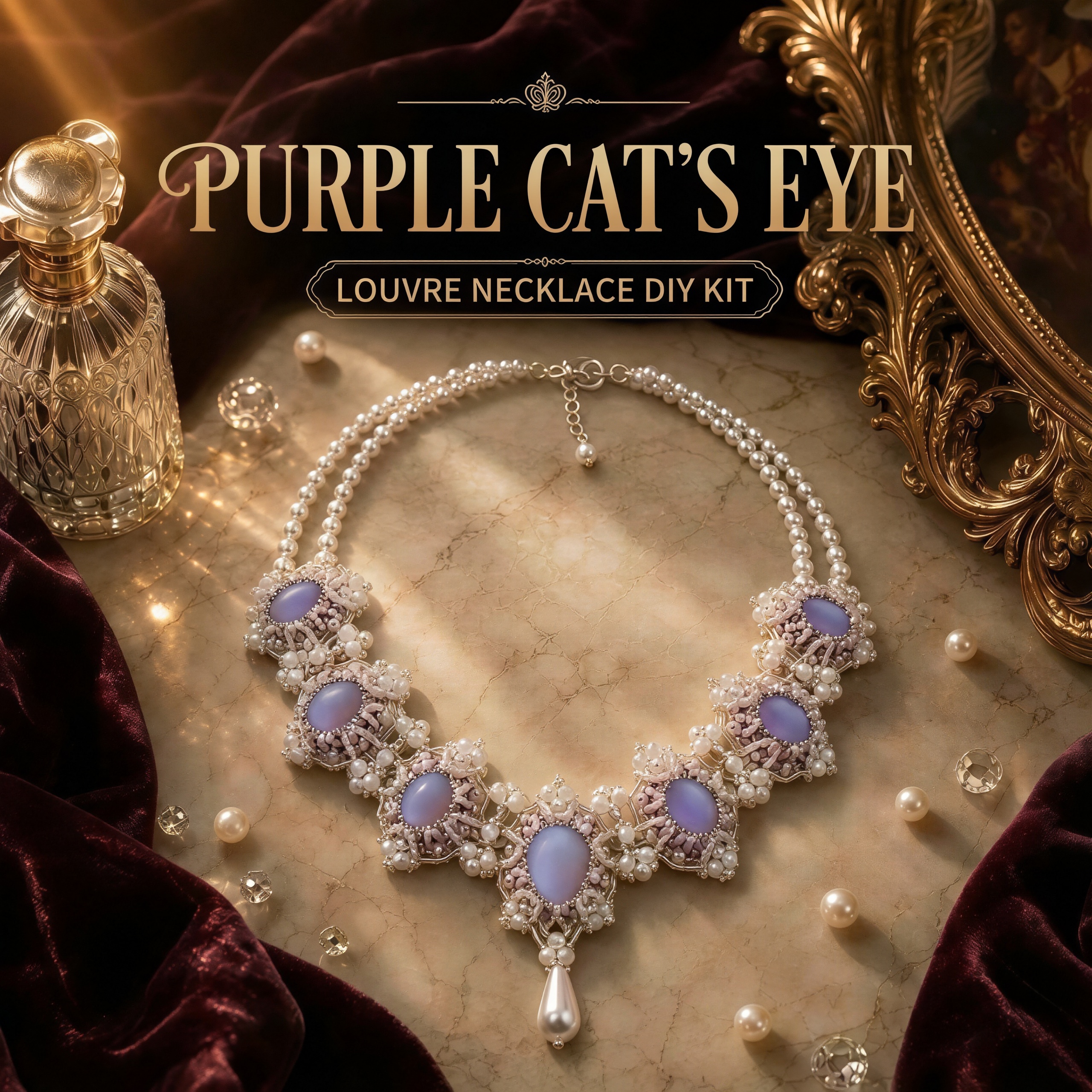 📿Louvre-Inspired Premium Necklace DIY Kit | High-Quality, Durable Components with an Elegant Artistic Design