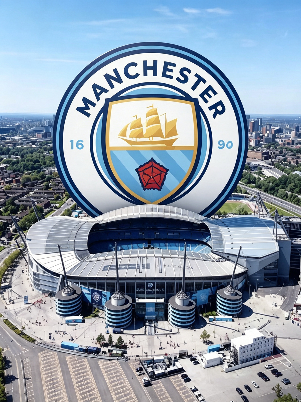 Manchester City soccer jerseys and fan gear collection