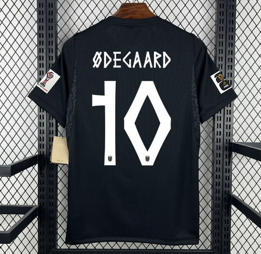 Norway Martin degaard 10 Black Away Jersey Men 2026 World Cup Jersey