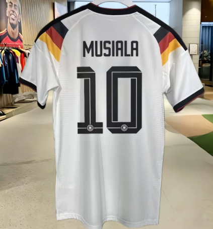 Germany Jamal Musiala 10 White Home Jersey Men 2026 World Cup Jersey