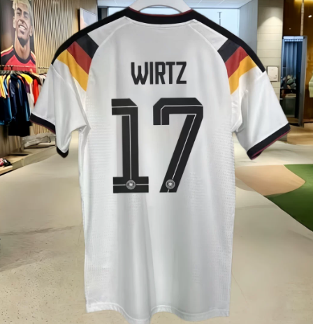 Germany Florian Wirtz 17 White Home Jersey Women 2026 World Cup Jersey