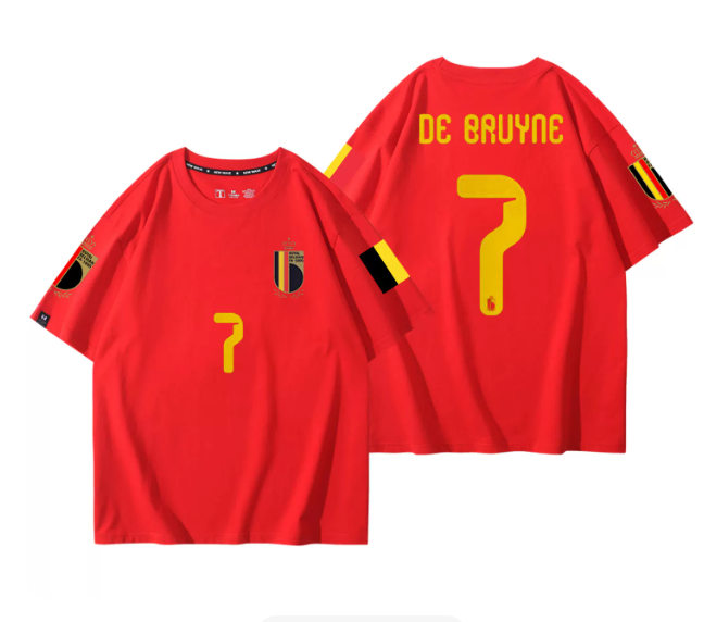 Belgium Kevin De Bruyne 7 Home Jersey Youth 2026 World Cup Jersey