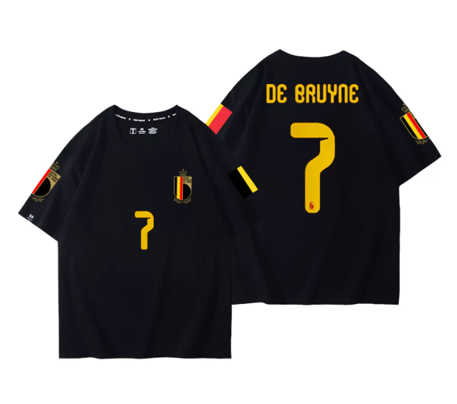 Belgium Kevin De Bruyne 7 Away Jersey Youth 2026 World Cup Jersey
