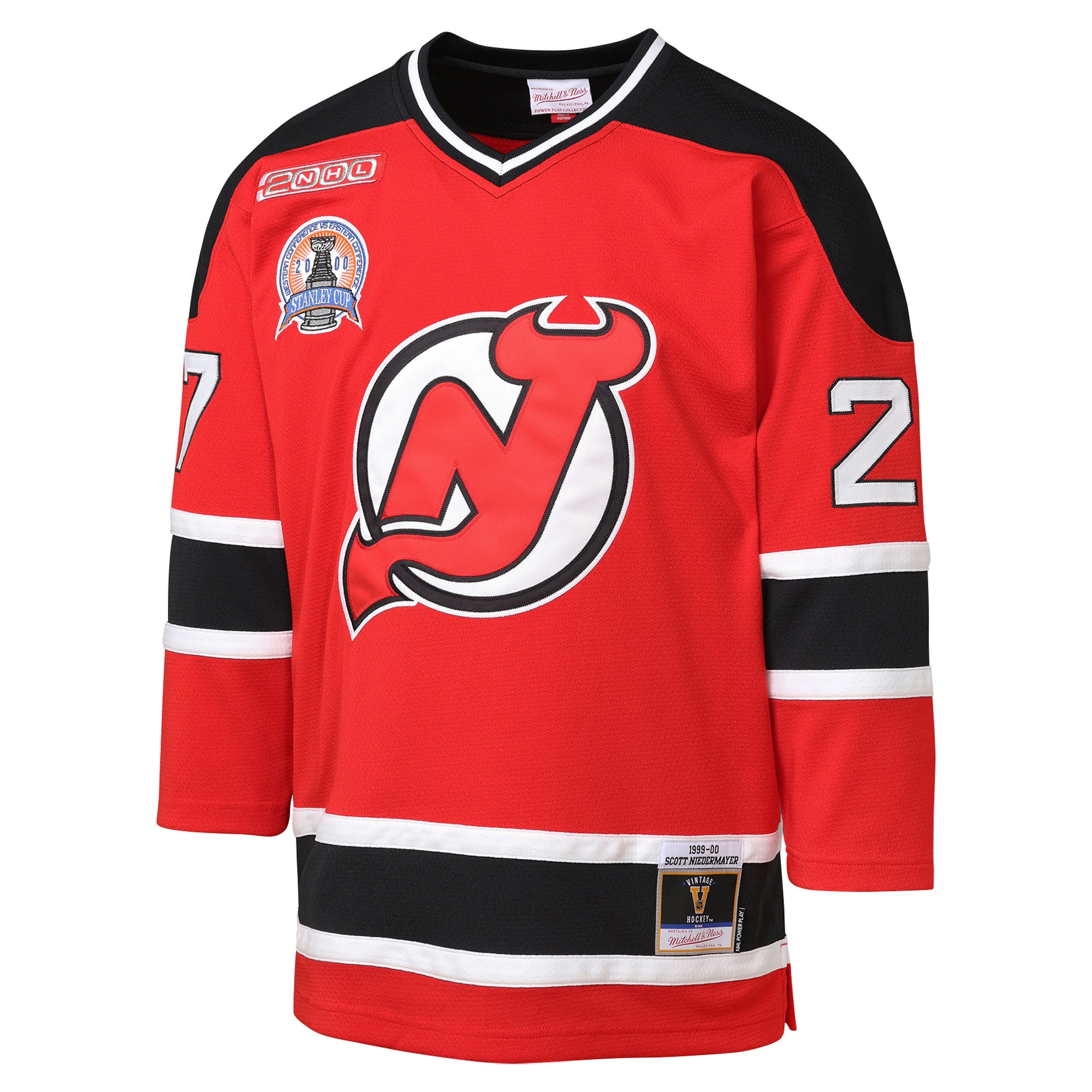 Scott Niedermayer New Jersey Devils Youth 1999/00 Power Play Player Jersey - Red - angle 2