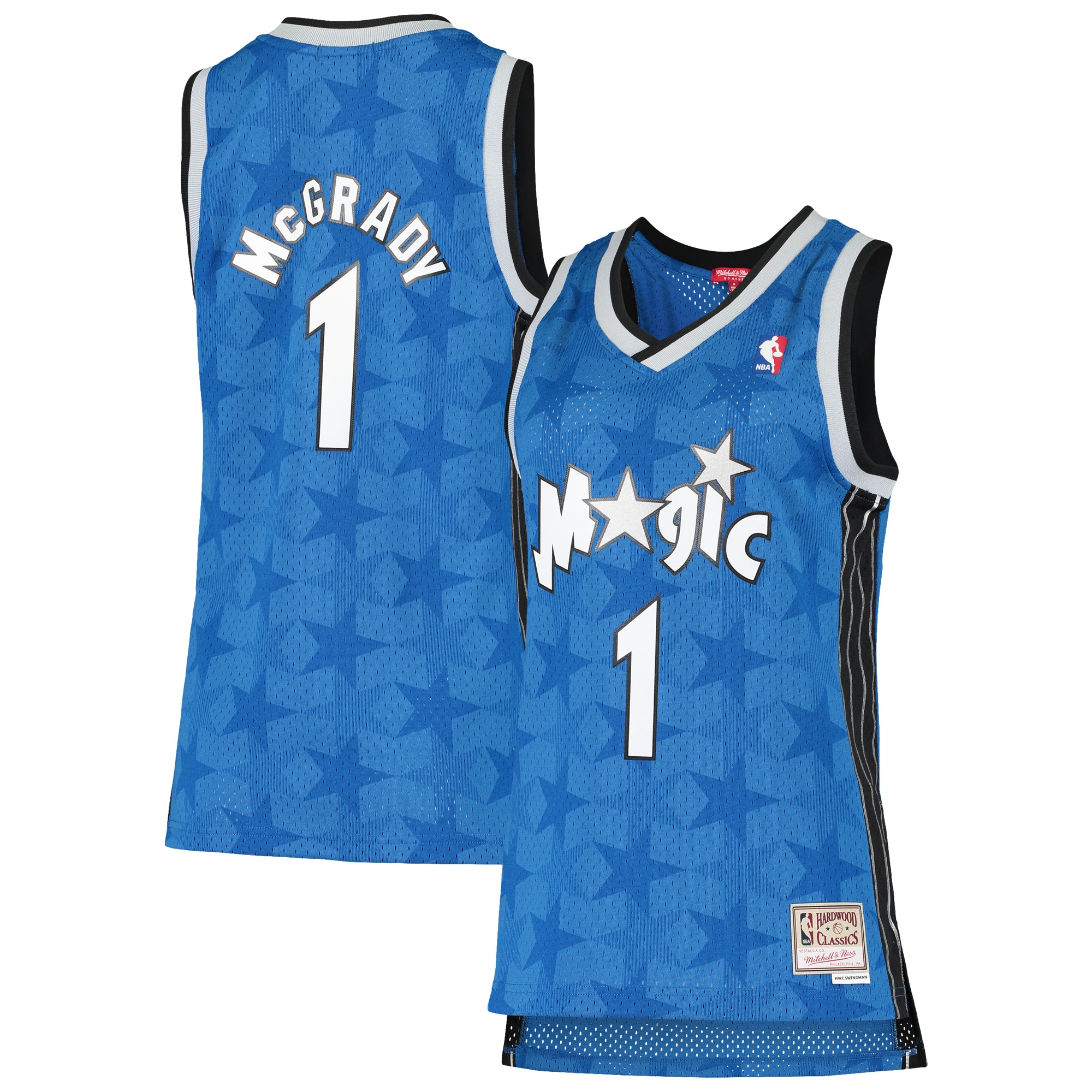 Youth Tracy McGrady Orlando Magic Women's 2000/01 Hardwood Classics Swingman Jersey - Blue | FanWearStyle