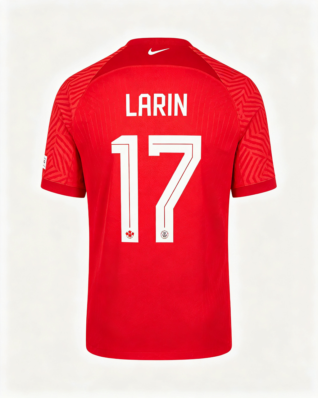 Canada | Cyle Larin 2026 World Cup Home Authentic Jersey #17 Jersey