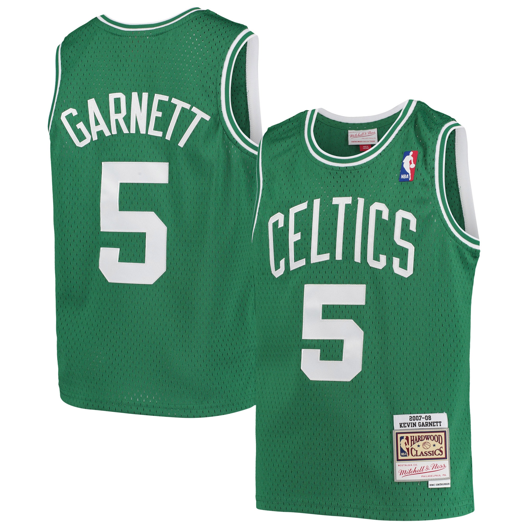 Kevin Garnett Boston Celtics NBA Jersey 2007/08 - Kelly Green | FanWearStyle