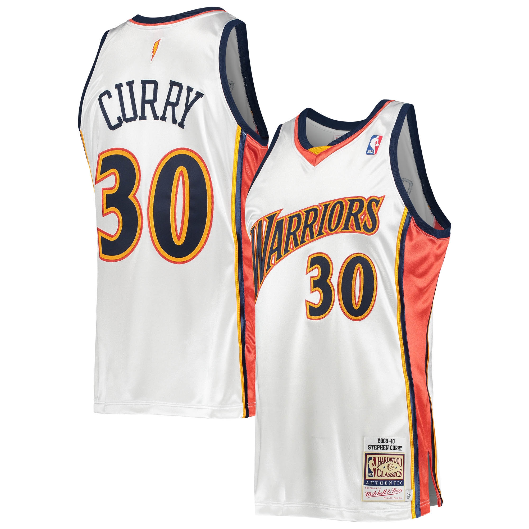 Stephen Curry #30 Golden State Warriors NBA Jersey - White | FanWearStyle